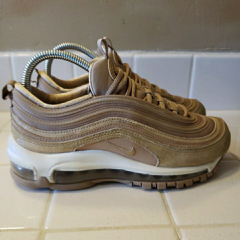 Size 6 - Women's Nike Air Max 97 Distressed Hemp Summit White FB1289-200